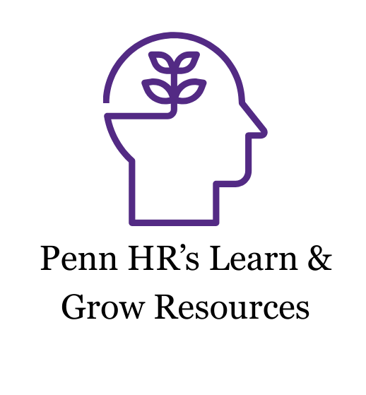Head outline with a plant inside, symbolizing growth or learning.